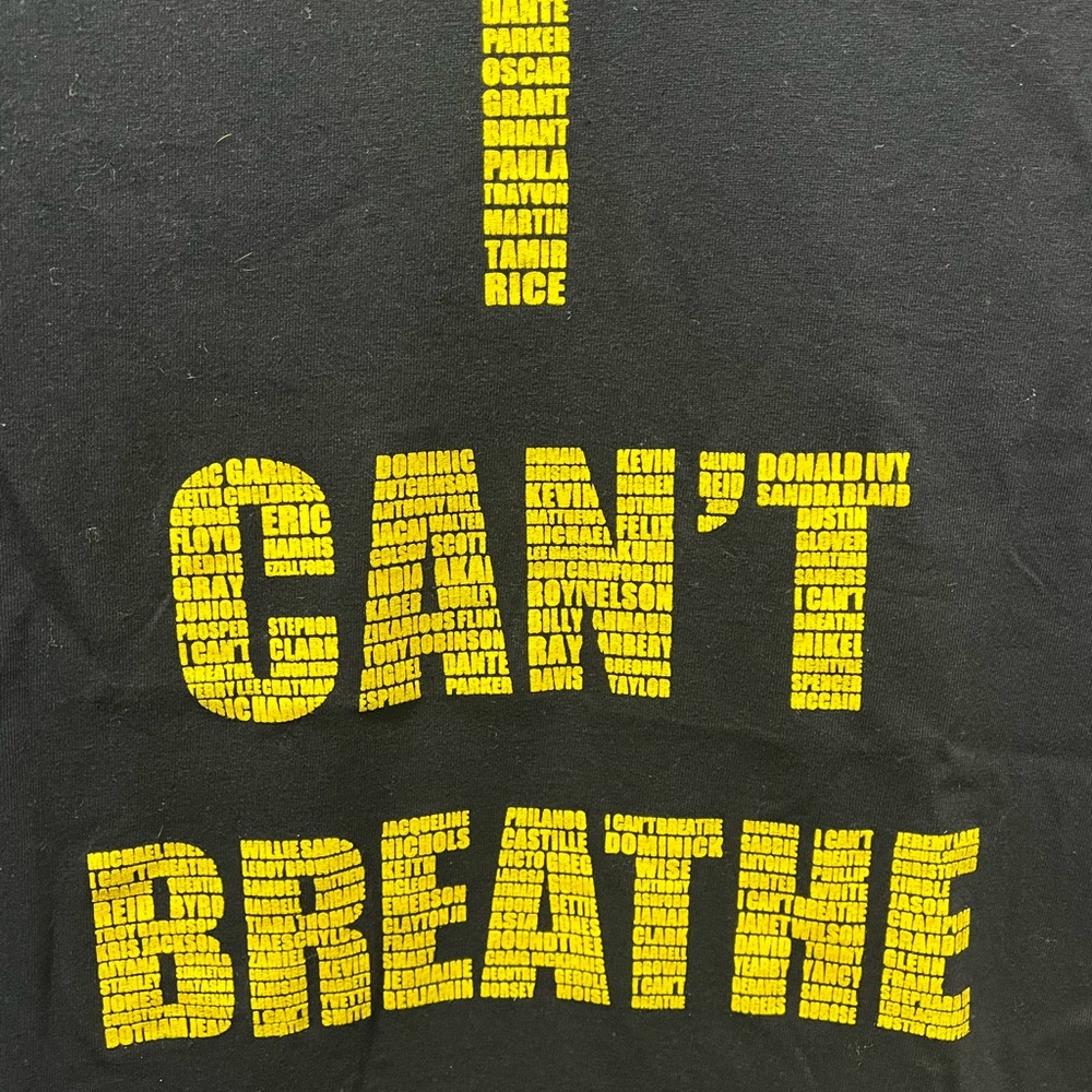 “I Can’t Breathe” Graphic Tee Black Lives Matter Men’s Small